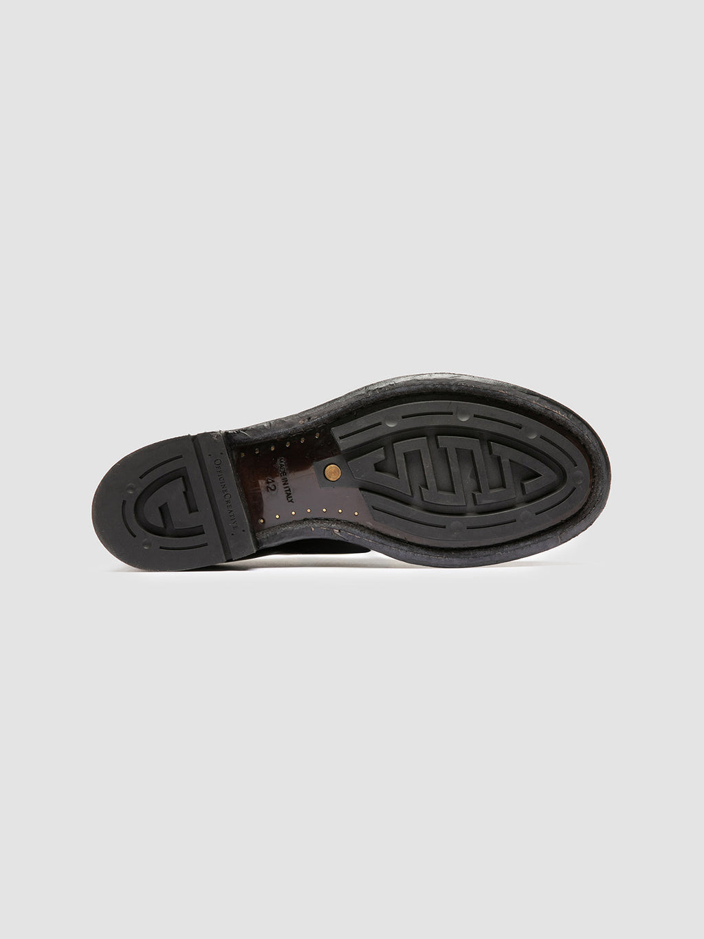 ADMIRAL 010 - Black Leather Lace-up Boots