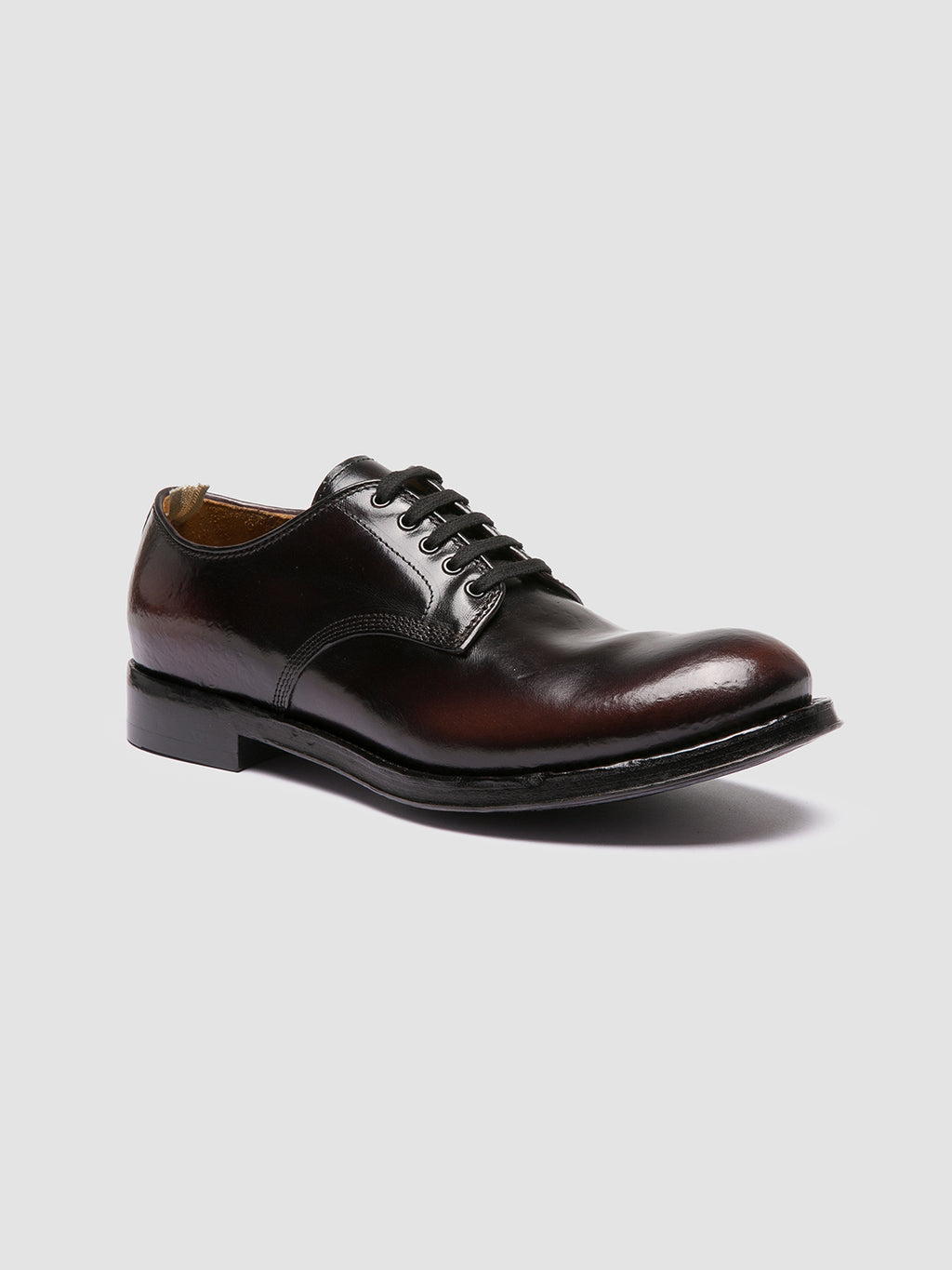 ADMIRAL 001 - Brown Leather Derby Shoes