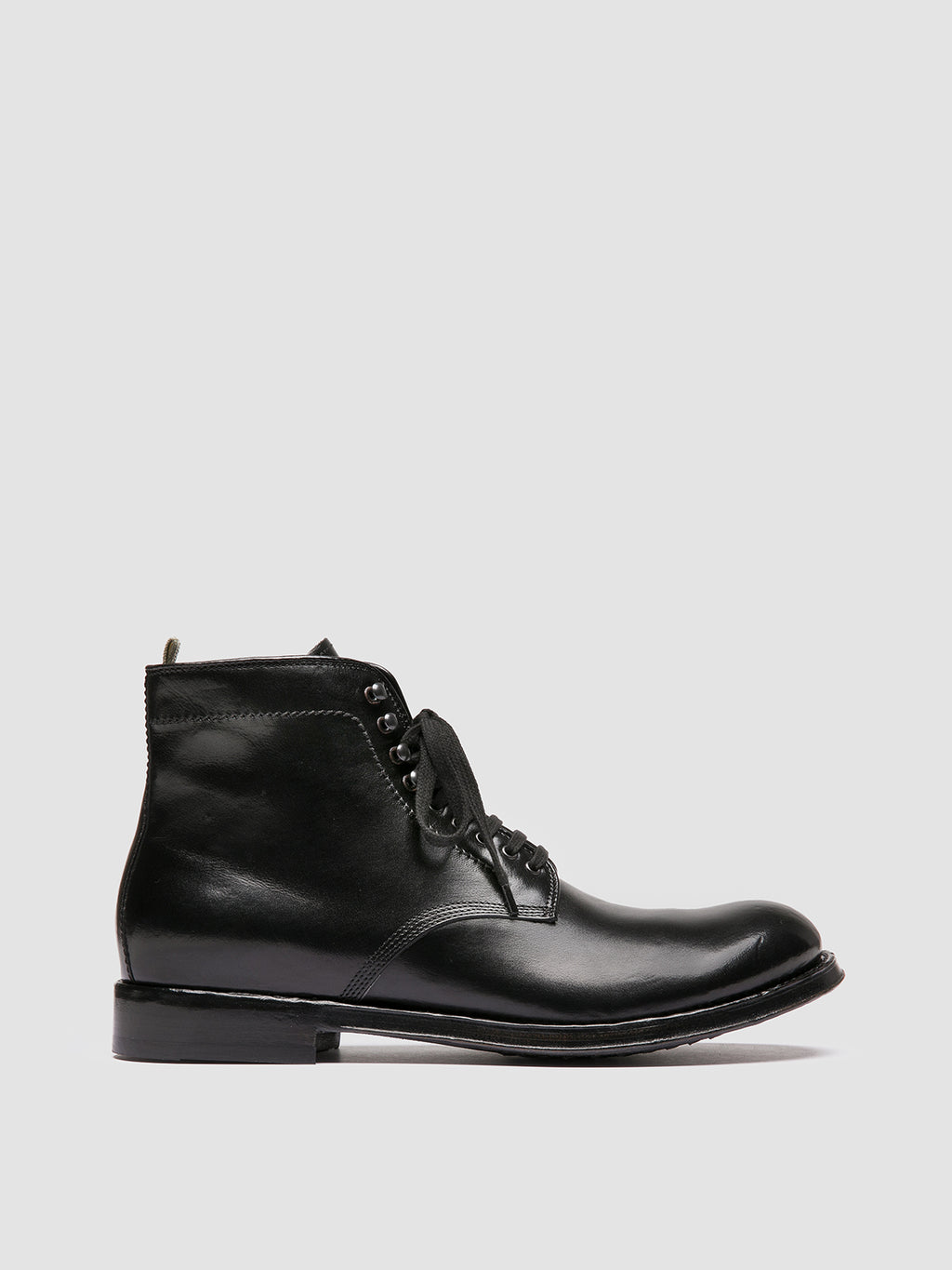 ADMIRAL 004 - Black Leather Lace-up Boots Men Officine Creative - 5