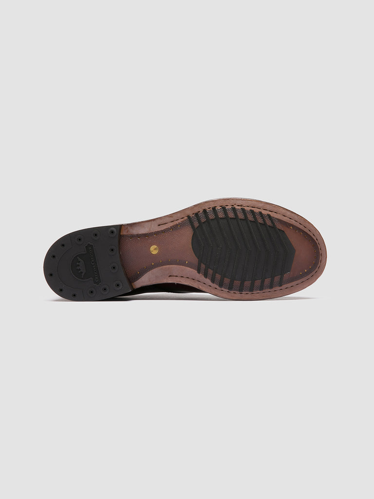 ADMIRAL 013 - Brown Leather Derby Shoes
