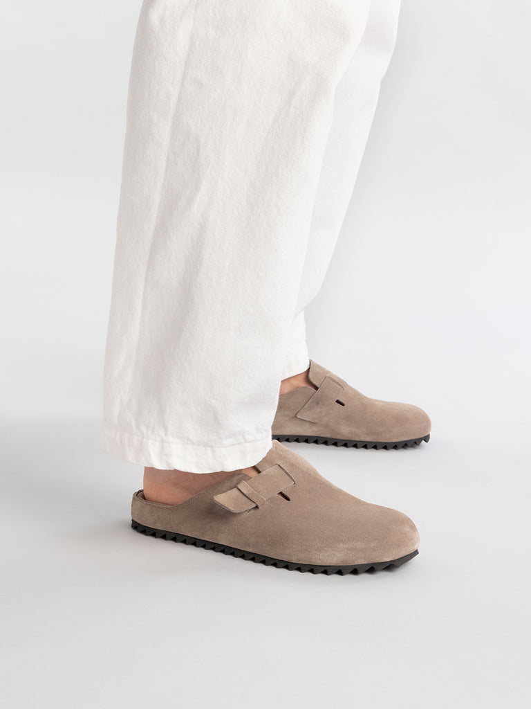 AGORÀ 004 Quarzo - Grey Suede Sandals Men Officine Creative - 6