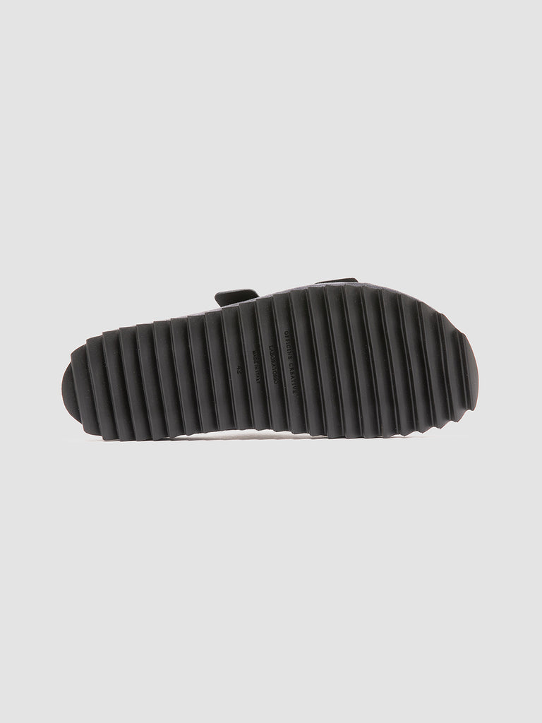 AGORÀ 010 - Navy Suede Slide Sandals