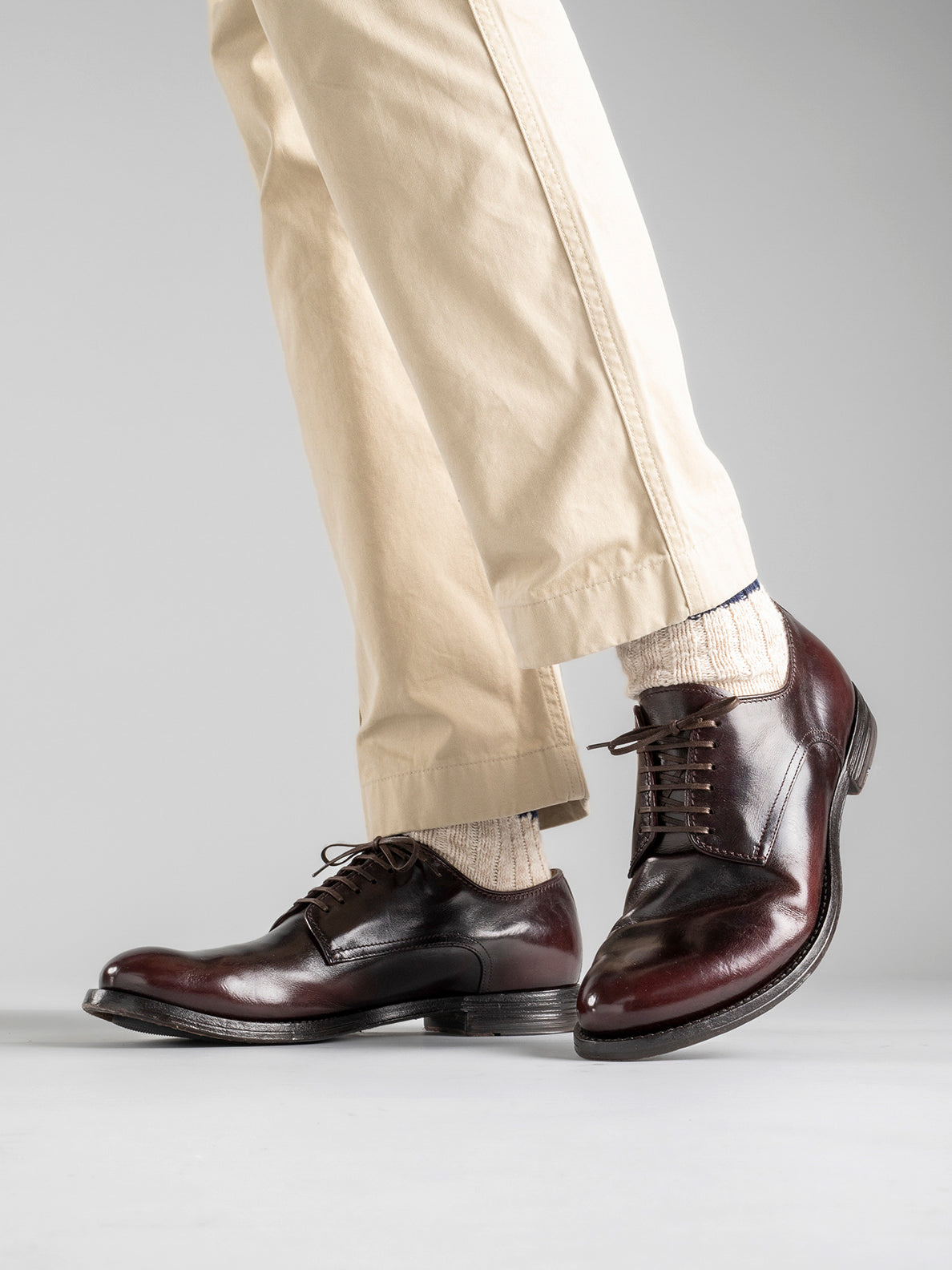 Anatomia Dark Brown Leather Men Derby Shoes Officine Creative Anatomia Dark Brown Leather Men Derby Shoes Officine Creative