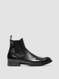 ANATOMIA 083 Bufano Nero - Black Leather Chelsea Boots Men Officine Creative - 1