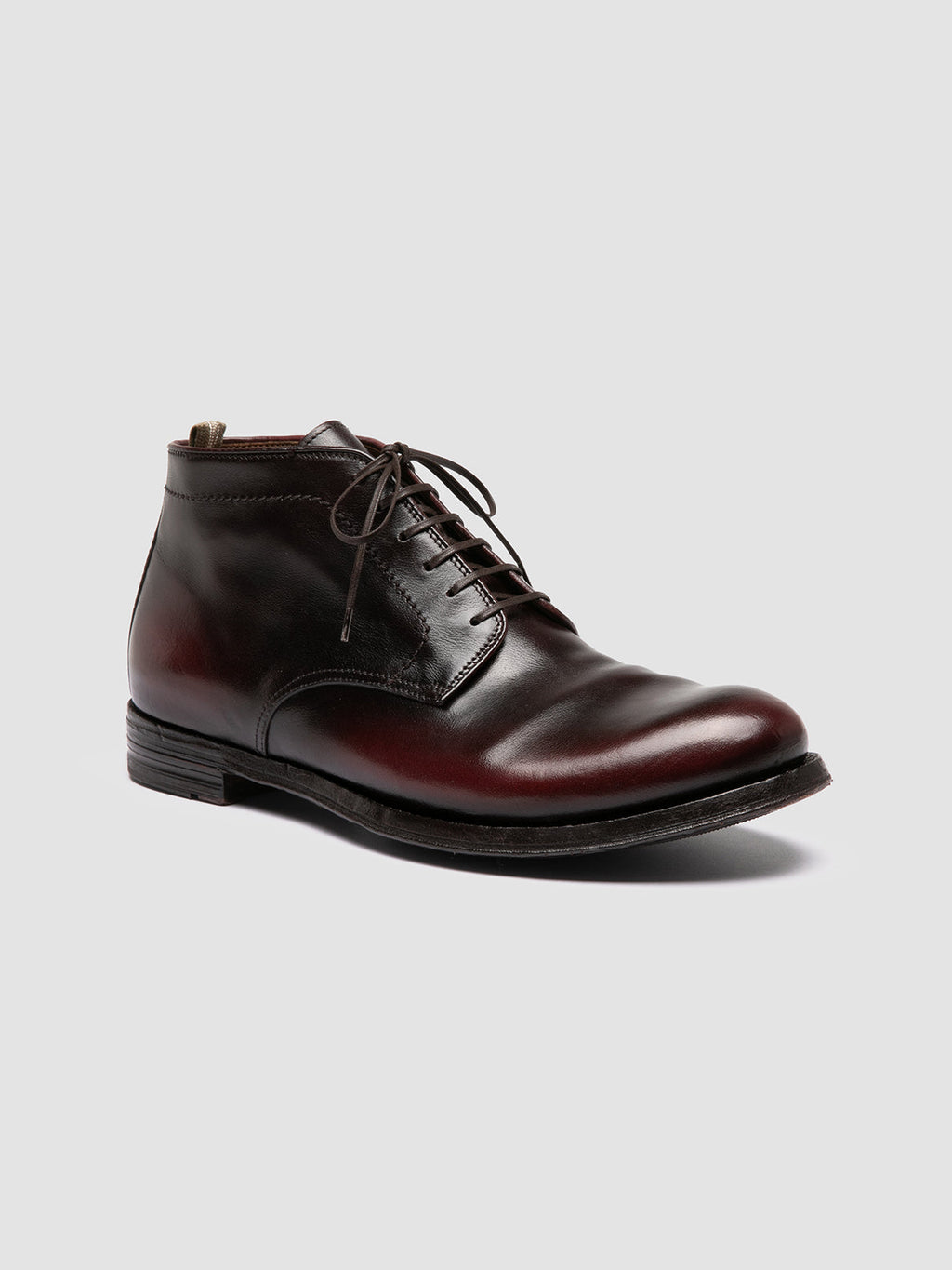 ANATOMIA 88 - Burgundy Leather Chukka Boots Men Officine Creative -3