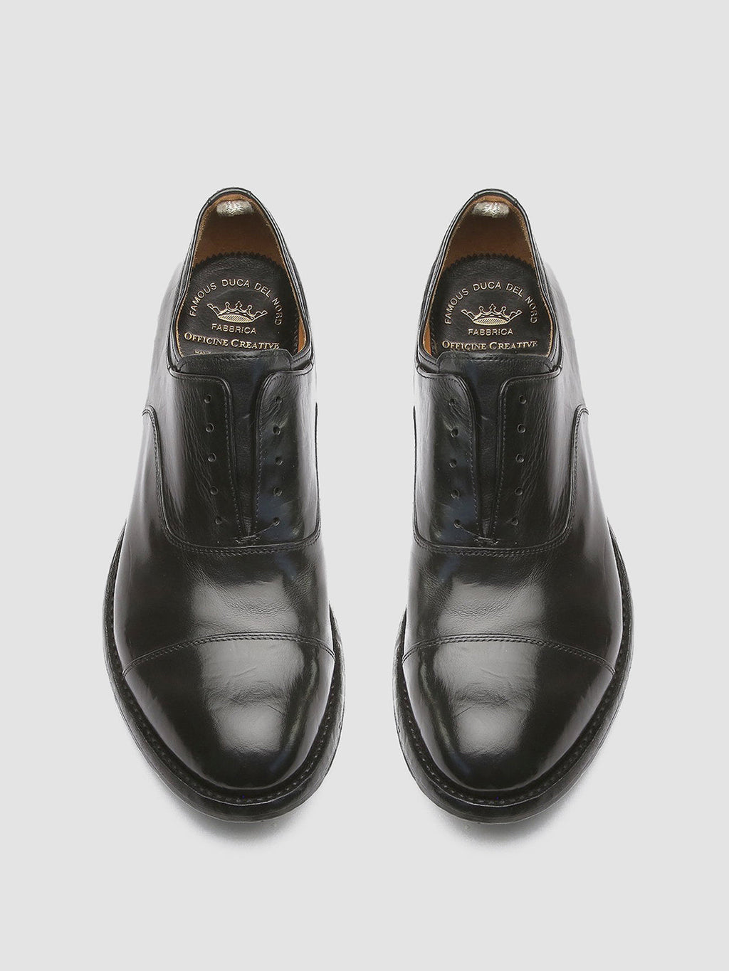 ANATOMIA 015 - Black Leather Oxford Shoes - 1