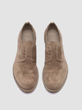 ARCHIVE 500 - Taupe Suede Derby Shoes