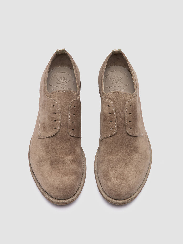 ARCHIVE 500 - Taupe Suede Derby Shoes