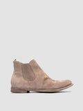 ARCHIVE 514 - Taupe Suede Zipped Boots