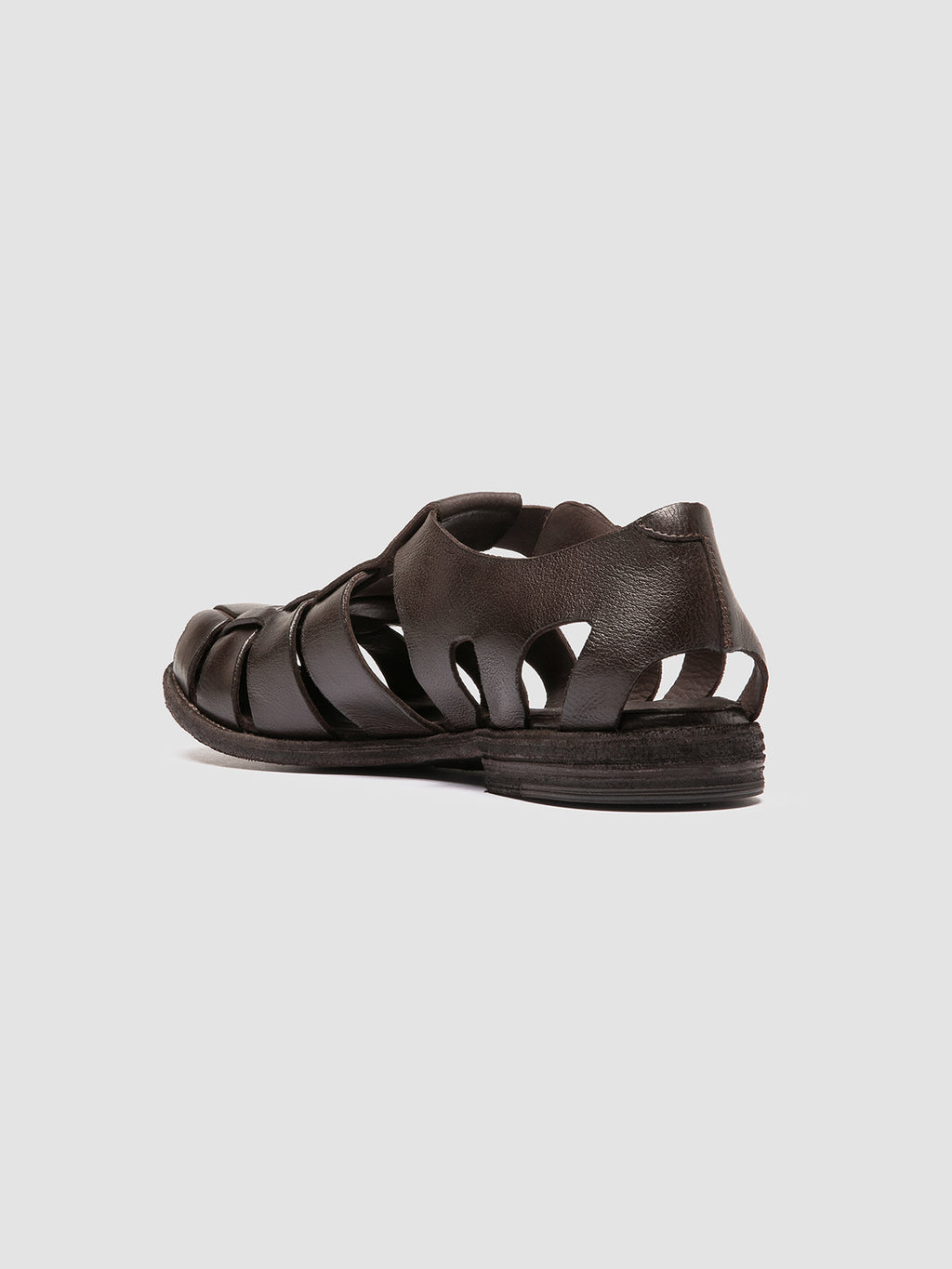 ARCHIVE 521 - Dark Brown Leather Sandals - image 4,side view