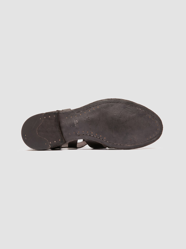 ARCHIVE 521 - Dark Brown Leather Sandals