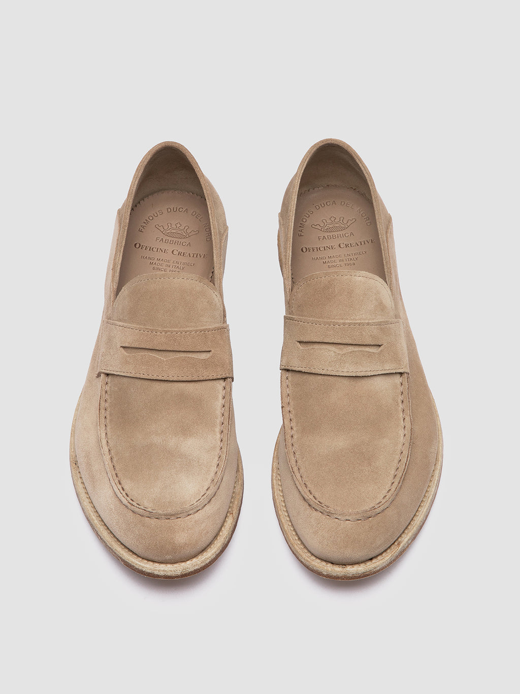 ARCHIVE 522 - Brown Suede Penny Loafers