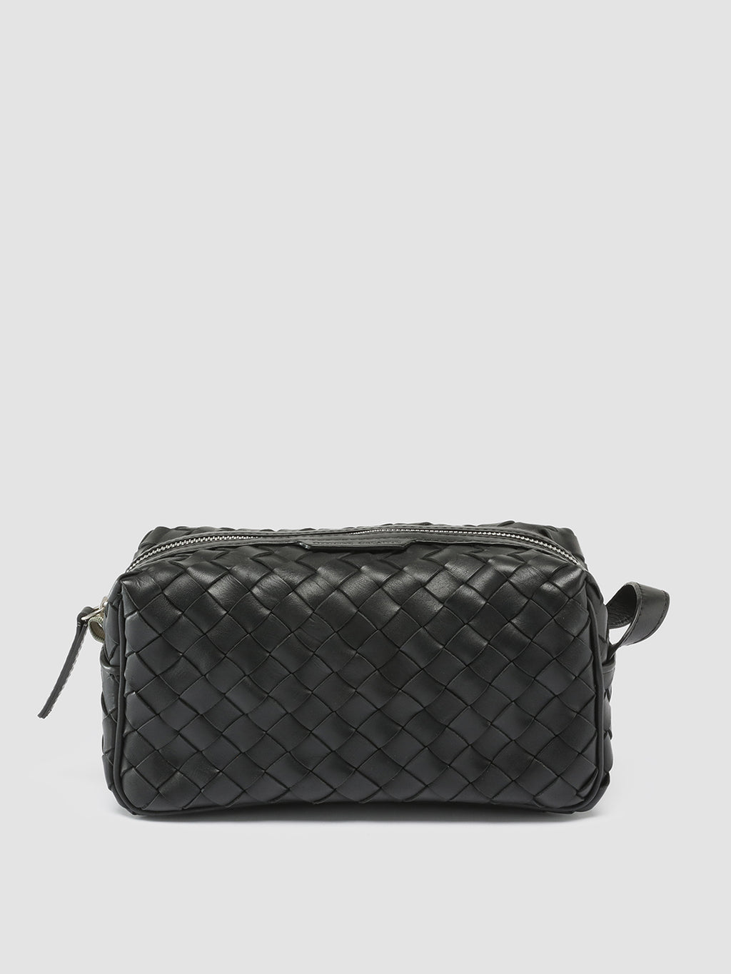 ARMOR 014 - Black Woven Leather Pouch - 3