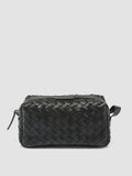 ARMOR 014 - Black Woven Leather Pouch - 3