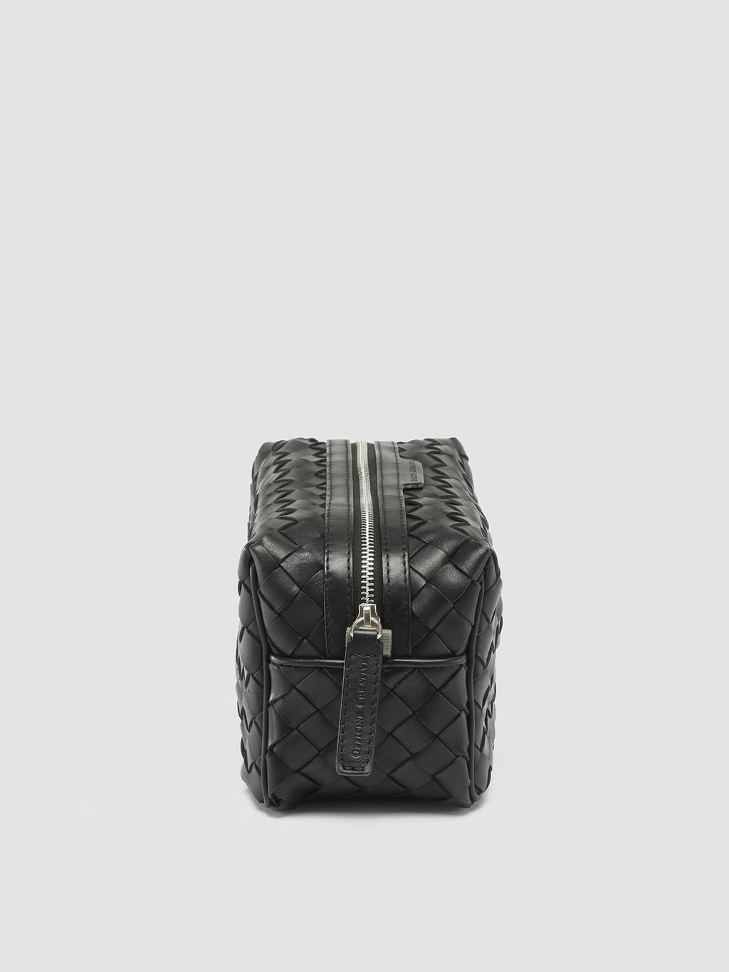 ARMOR 014 - Black Woven Leather Pouch - 4