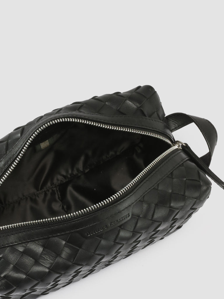 ARMOR 014 - Black Woven Leather Pouch