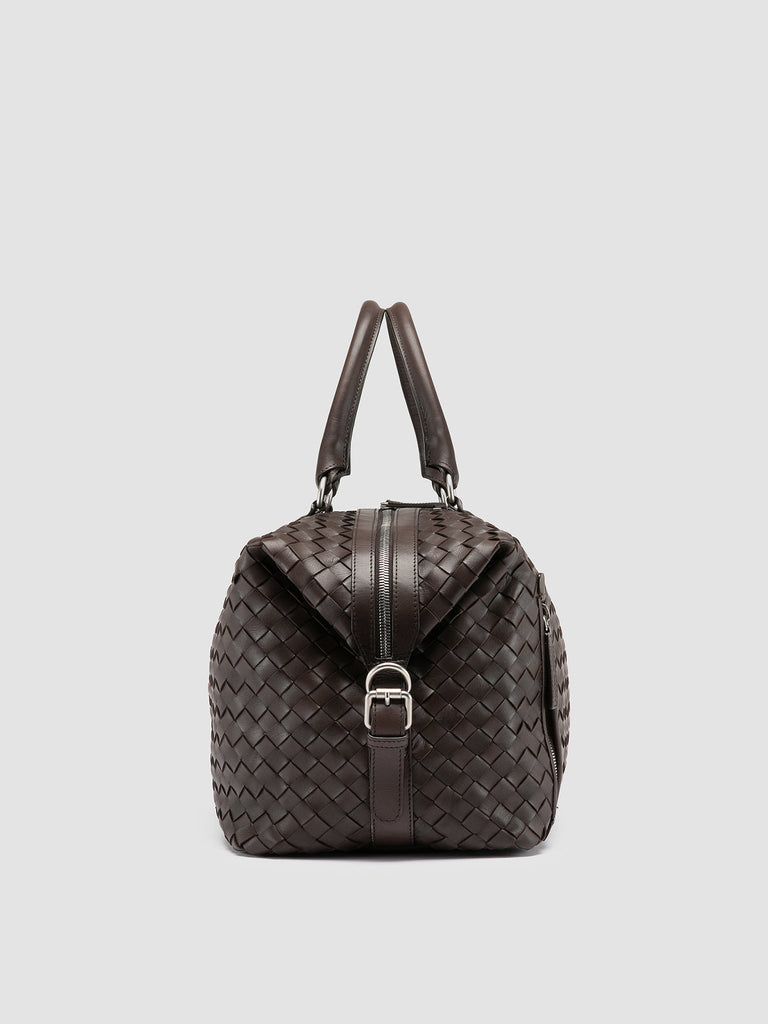 ARMOR 019 - Dark Brown Leather Travel Bag