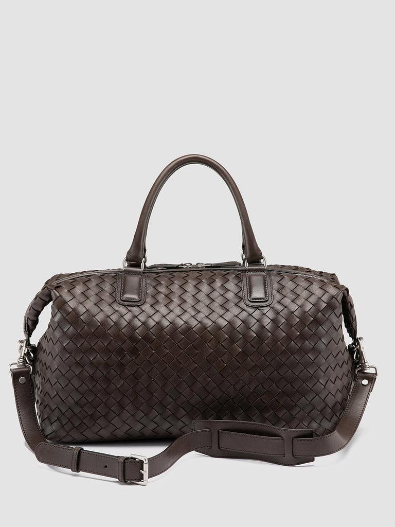 ARMOR 019 - Dark Brown Leather Travel Bag