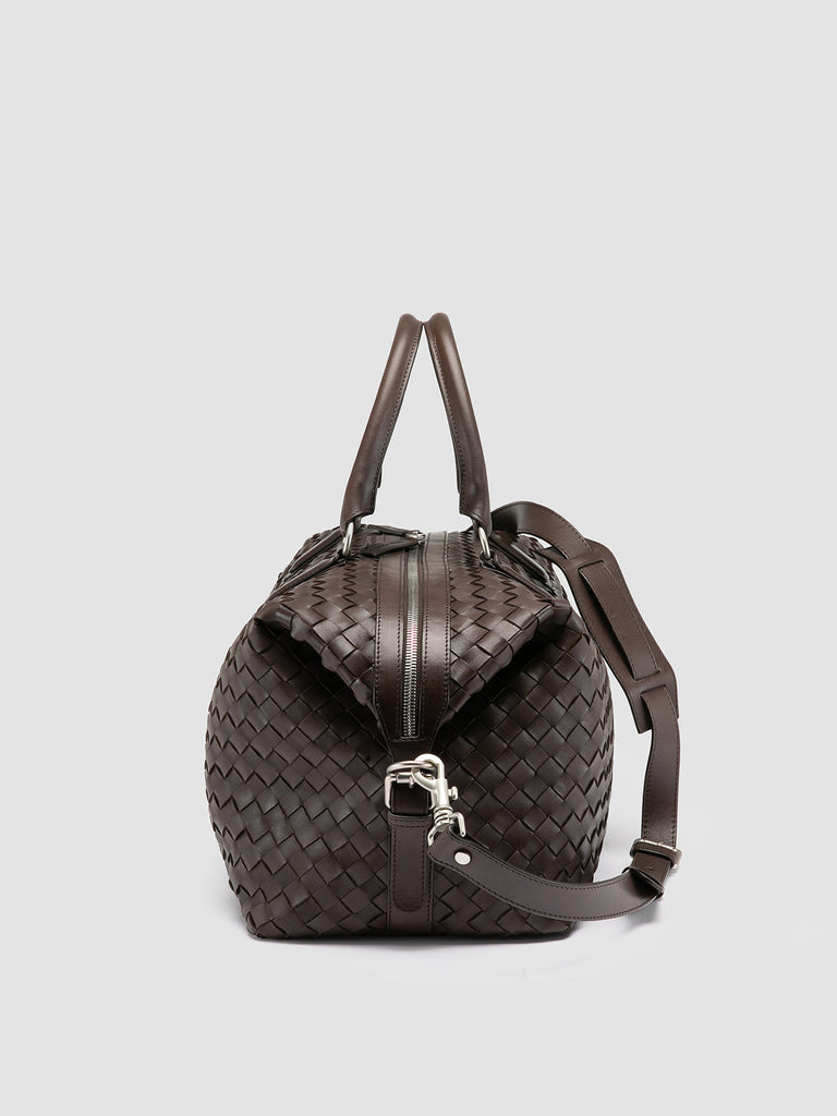 ARMOR 019 - Dark Brown Leather Travel Bag