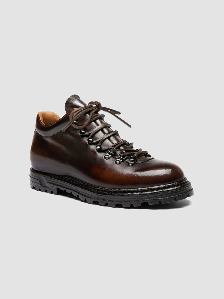 ARTIK 004 - Brown Leather Lace-Up Boots