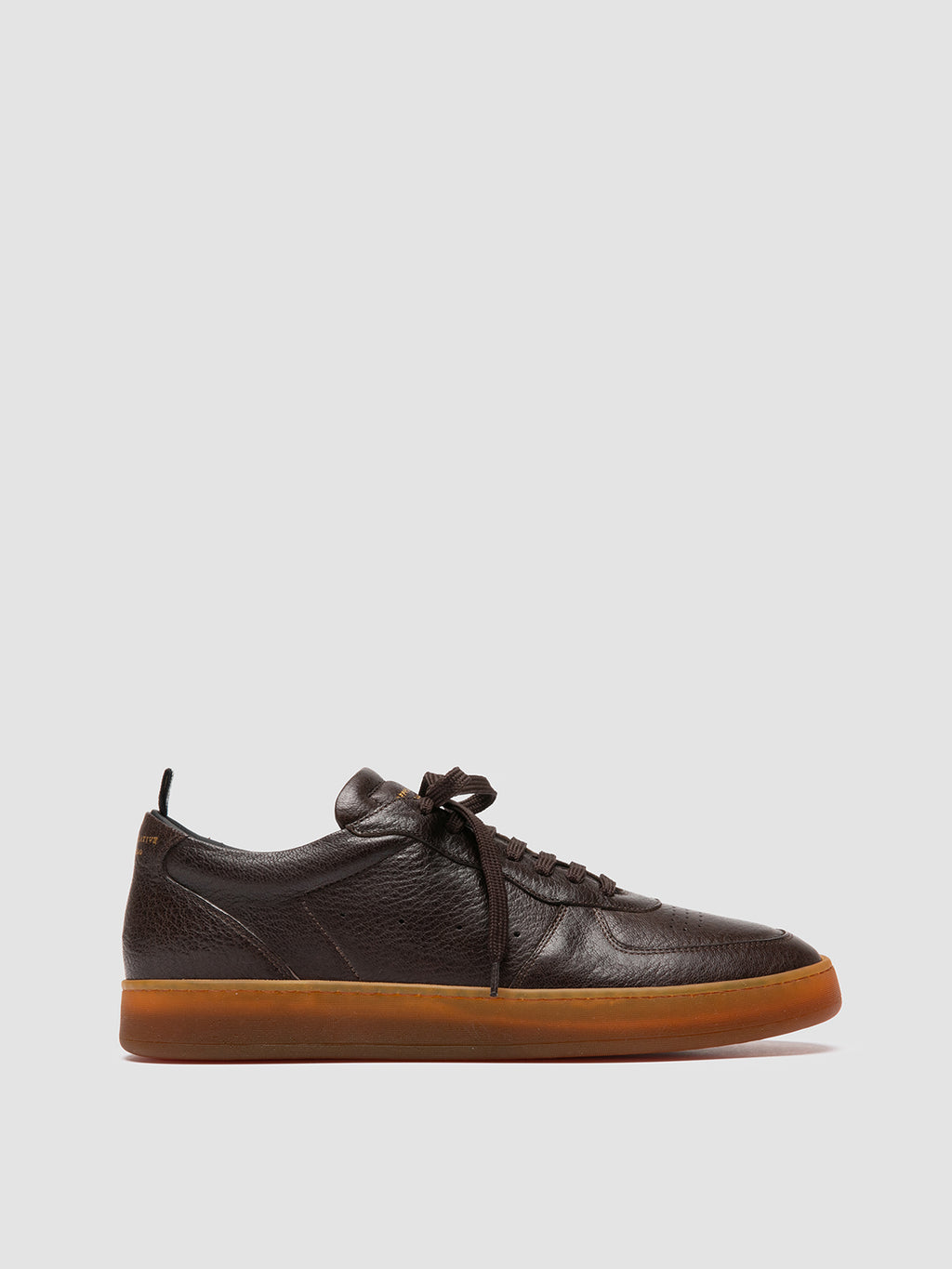 ASSET 001 - Brown Leather Low Top Sneakers Men Officine Creative -1