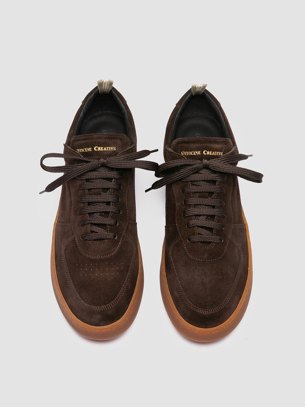 ASSET 001 - Dark Brown Suede Sneakers - 1