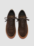 ASSET 001 - Dark Brown Suede Sneakers - 1