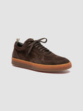 ASSET 001 - Dark Brown Suede Sneakers - 2