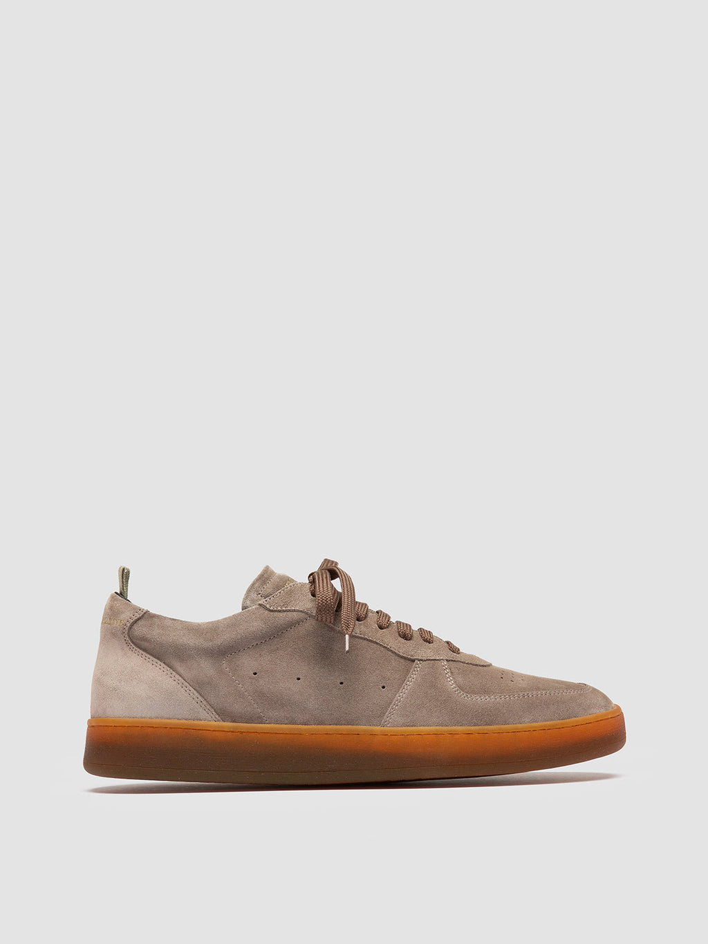 ASSET 001 - Taupe Suede Low Top Sneakers - 0