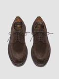 ASTON CREPE 003 - Dark Brown Suede Derby Shoes - 1