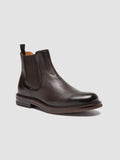ASTON FLEXI 004 - Dark Brown Leather Chelsea Boots - 2