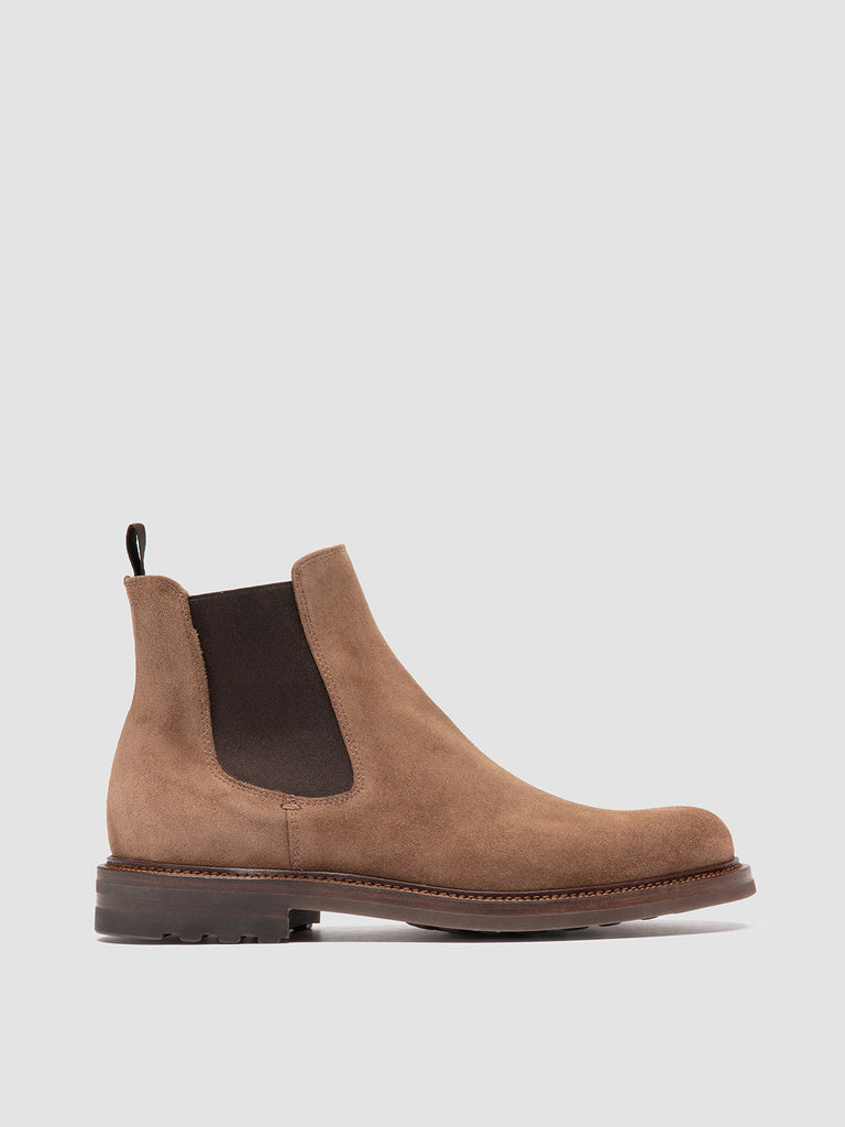 ASTON FLEXI 004 - Brown Suede Chelsea Boots