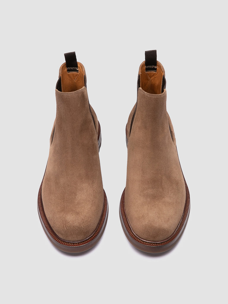 ASTON FLEXI 004 - Brown Suede Chelsea Boots
