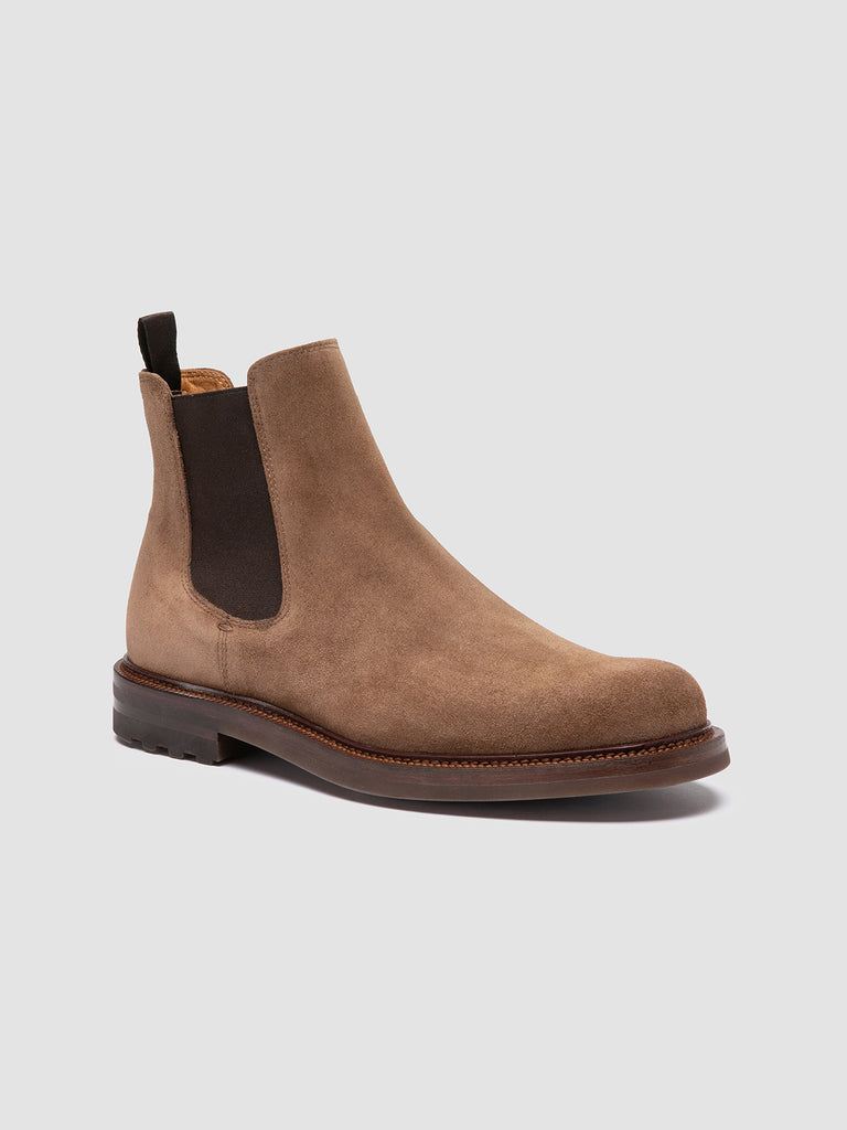 ASTON FLEXI 004 - Brown Suede Chelsea Boots