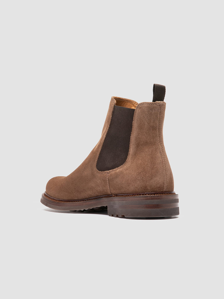 ASTON FLEXI 004 - Brown Suede Chelsea Boots