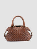 AURA 002 - Dark Brown Leather Handle Bag - 0