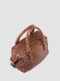 AURA 002 - Dark Brown Leather Handle Bag - 1