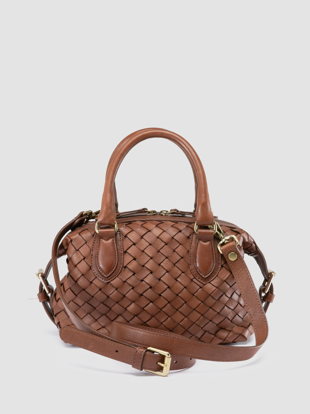 AURA 002 - Dark Brown Leather Handle Bag - 3