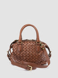 AURA 002 - Dark Brown Leather Handle Bag - 3