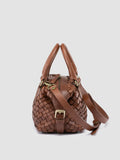 AURA 002 - Dark Brown Leather Handle Bag - 4