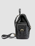 AURA 004 - Black Leather Backpack - 2