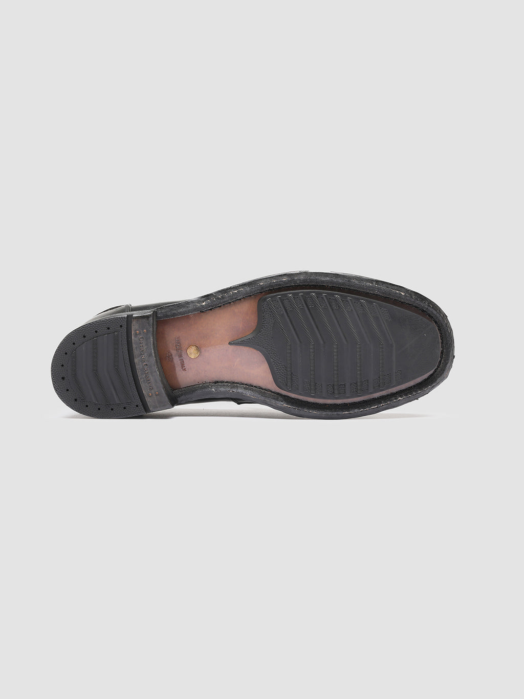 BALANCE 011 Nero - Black Leather Penny Loafers Men Officine Creative - 6