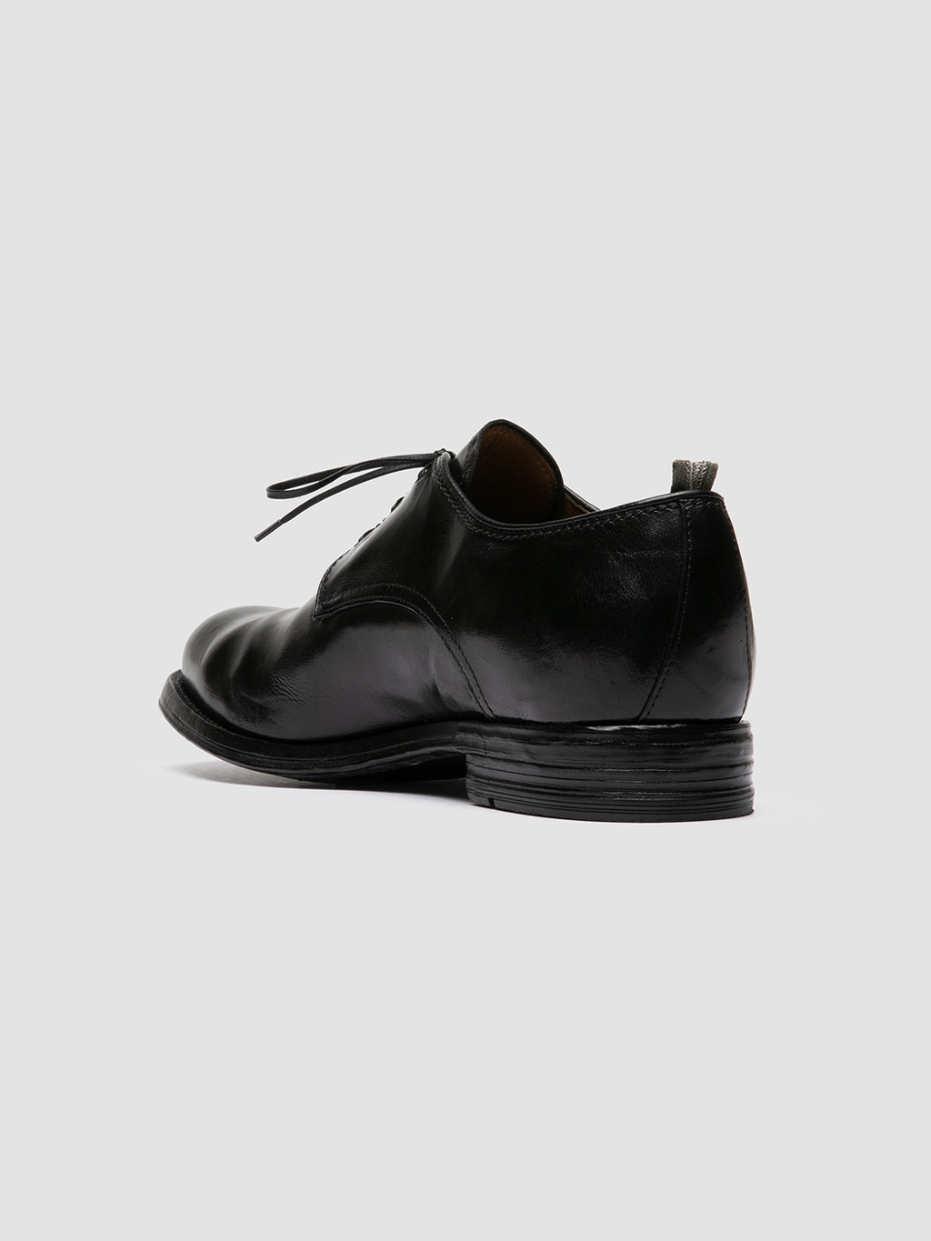 BALANCE 019 - Black Leather Derby Shoes Men Officine Creative -4