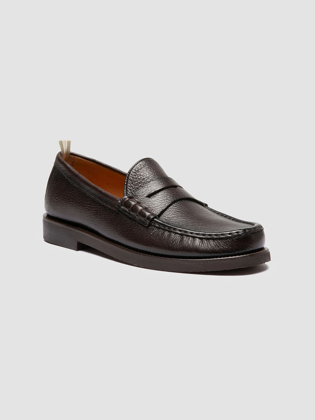 BALFRON FLEXI 001 - Dark Brown Leather Penny Loafers - 2