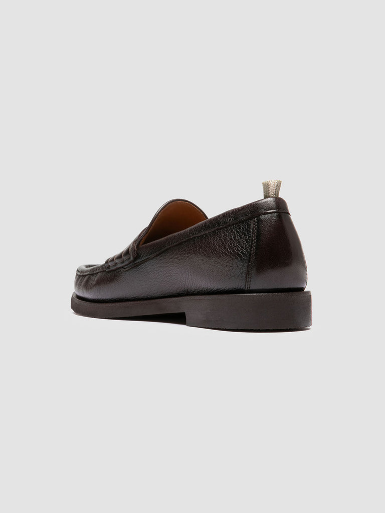 BALFRON FLEXI 001 - Dark Brown Leather Penny Loafers
