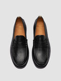 BALFRON FLEXI 001 - Black Leather Penny Loafers - 1