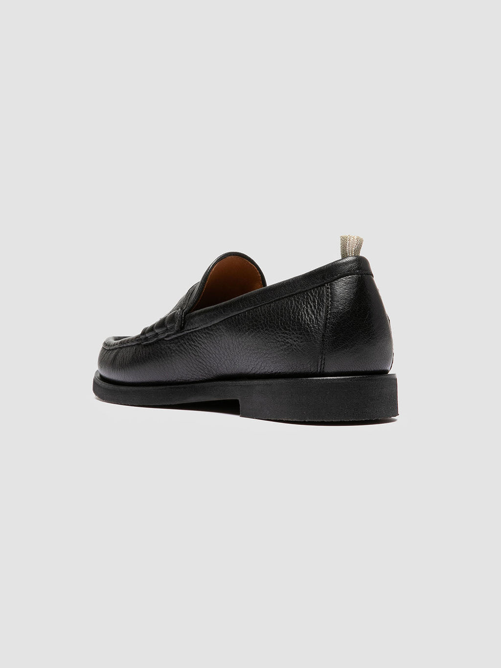 BALFRON FLEXI 001 - Black Leather Penny Loafers - 3