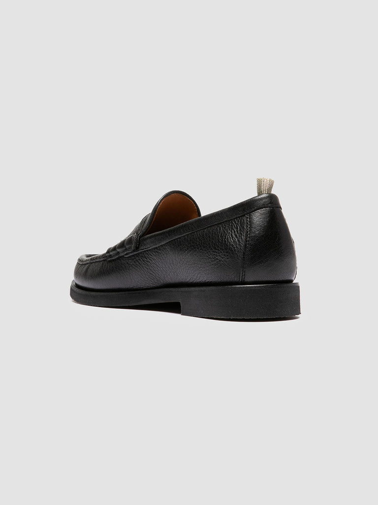 BALFRON FLEXI 001 - Black Leather Penny Loafers