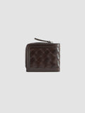 BERGE’ 104 - Brown Woven Leather Bifold Wallet - 2