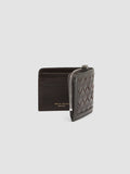 BERGE’ 104 - Brown Woven Leather Bifold Wallet - 4